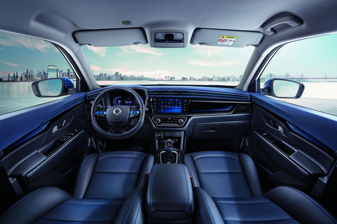 SsangYong Korando e-Motion - wnętrze
