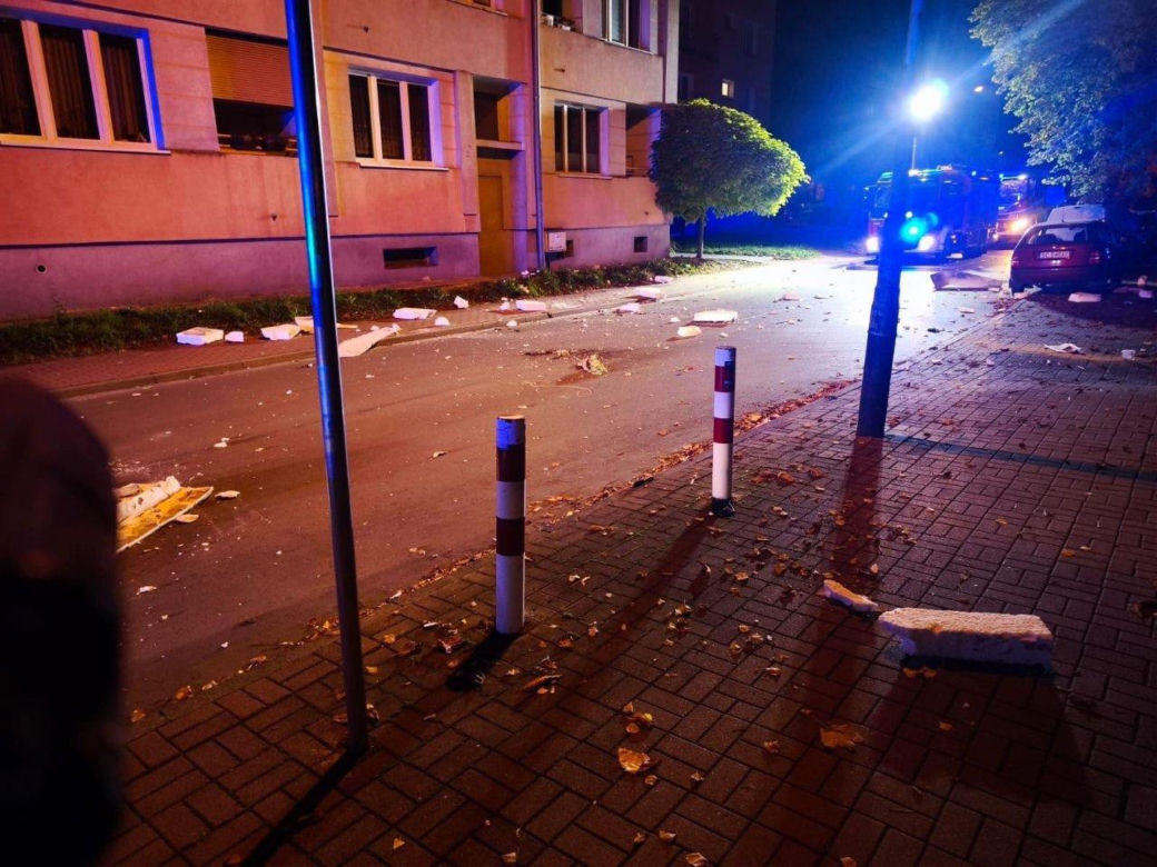 Wybuch gazu postawił na nogi mieszkańców