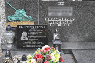 Tak wygląda grób Franciszka Pieczki