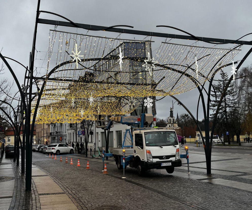 Zobacz hit Białostockiego Jarmarku Świątecznego 2025. Tak wygląda nowa iluminacja świąteczna