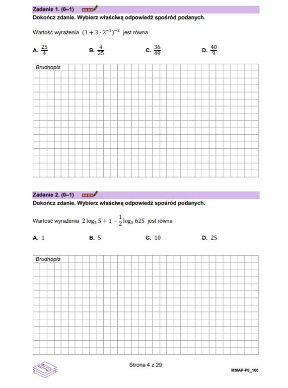 Matura próbna matematyka 2023 - CKE (wrzesień 2022)