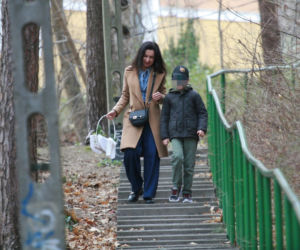 Marta Kaczyńska ze święconką