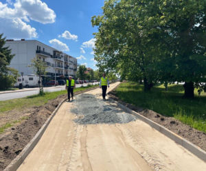 Budowa ścieżki rowerowej na Gronowie
