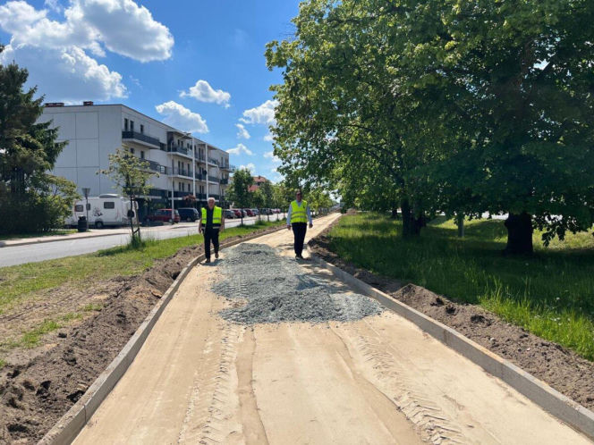 Budowa ścieżki rowerowej na Gronowie