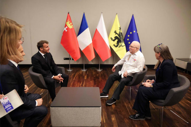 Macron i Wałęsa w Gdańsku. Te zdjęcia mówią więcej niż tysiąc słów