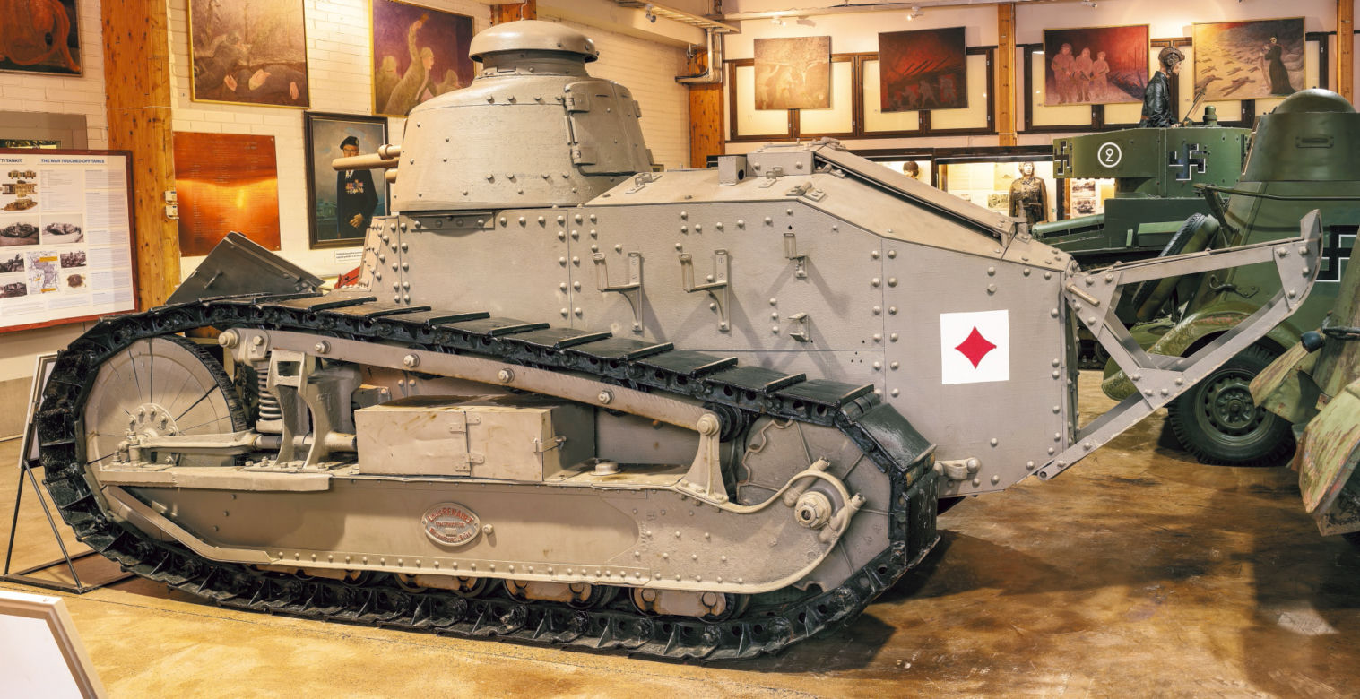 Czołg Ranault FT-17, zdjęcie z muzeum.