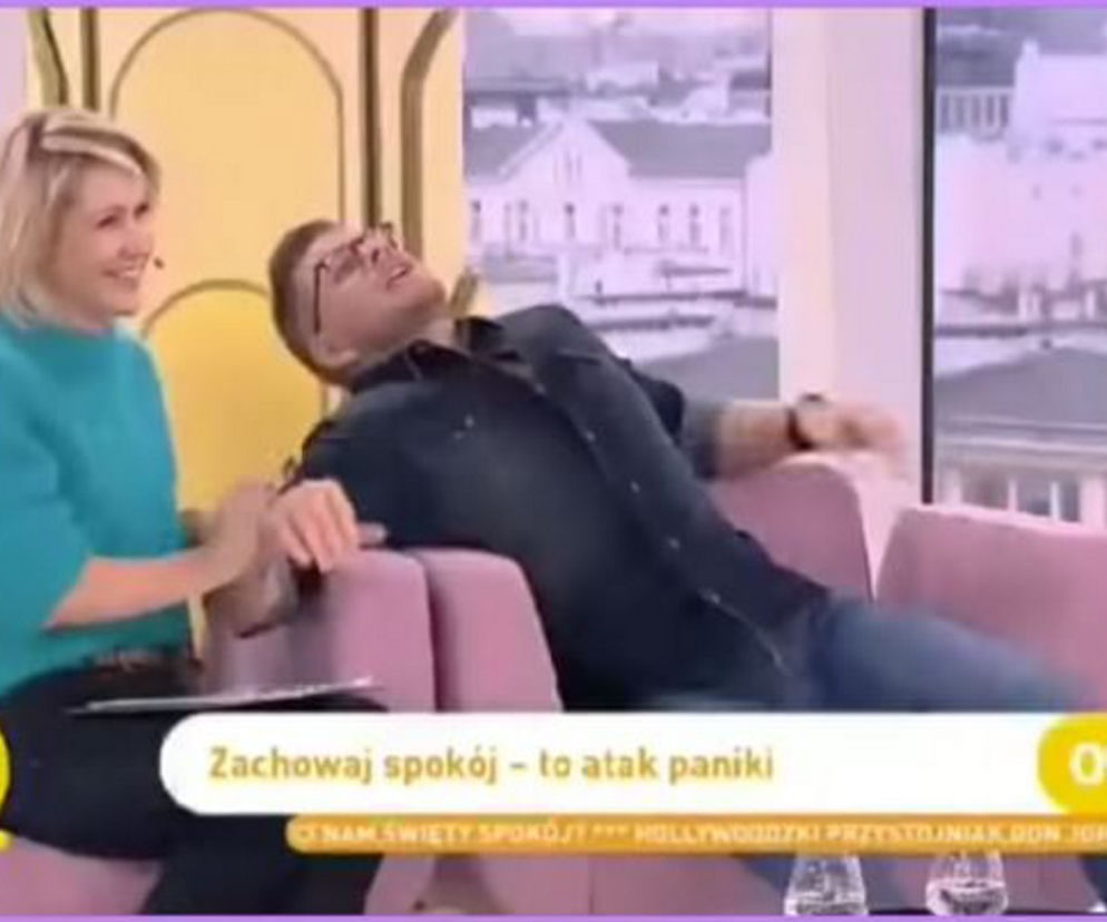 Filip Chajzer udaje atak paniki