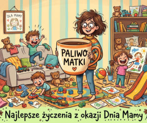 Śmieszna kartka na Dzień Matki