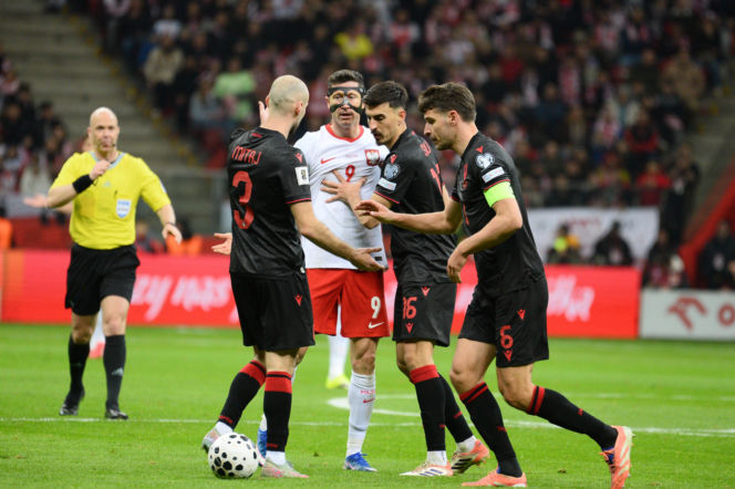 Barażowy mecz półfinałowy o awans do piłkarskich mistrzostw świata z Albanią