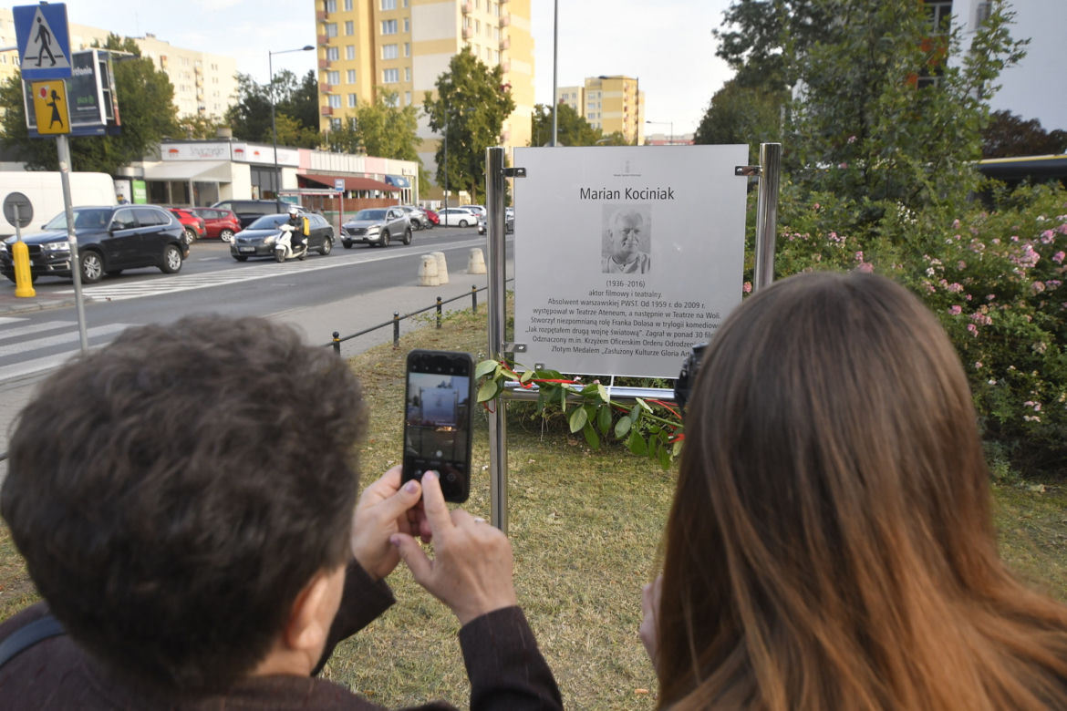 Marian Kociniak upamiętniony w Warszawie
