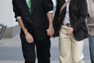 Katarzyna Wajda czekając na rozwód, całowała się w sądzie