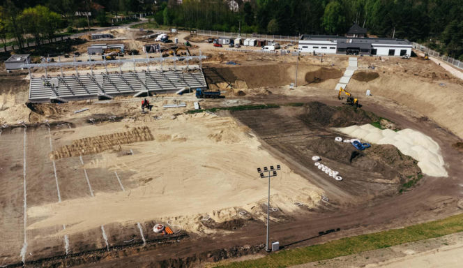 Remont stadionu Granatu w Skarżysku-Kamiennej