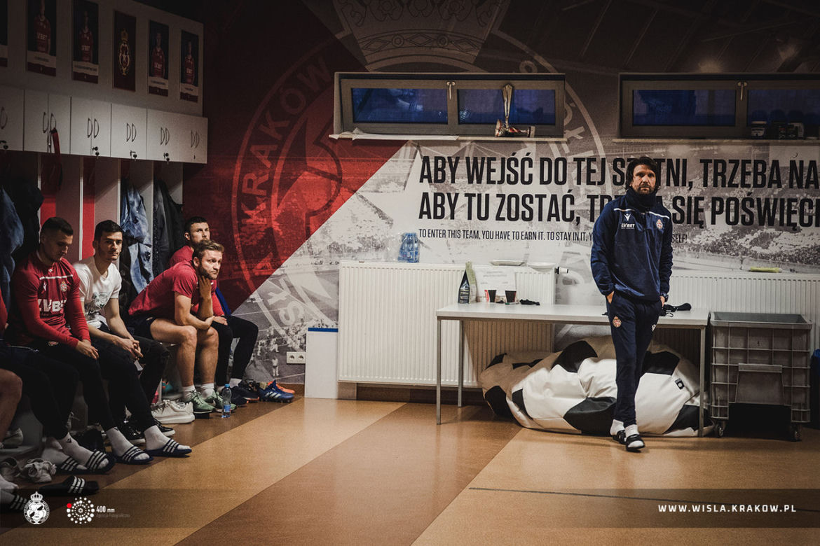 Trening Wisły Kraków przed derbami