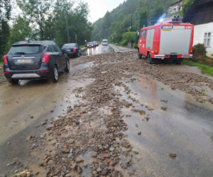 Bilans nawałnicy w Nowym Sączu i Łącku. Zalane zostały 42 budynki 