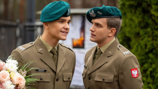 M jak miłość odc. 1926. Janek (Jakub Sirko), Mateusz (Rafał Kowalski)