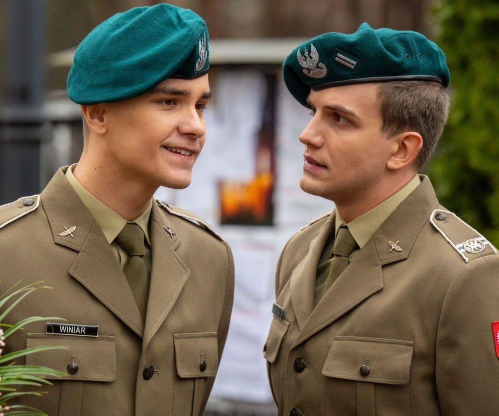 M jak miłość odc. 1926. Janek (Jakub Sirko), Mateusz (Rafał Kowalski)