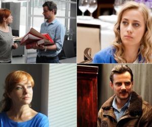 Komisarz Alex. Orlicz (Antoni Pawlicki), Lucyna (Magdalena Walach), Monika (Julia Rosnowska)