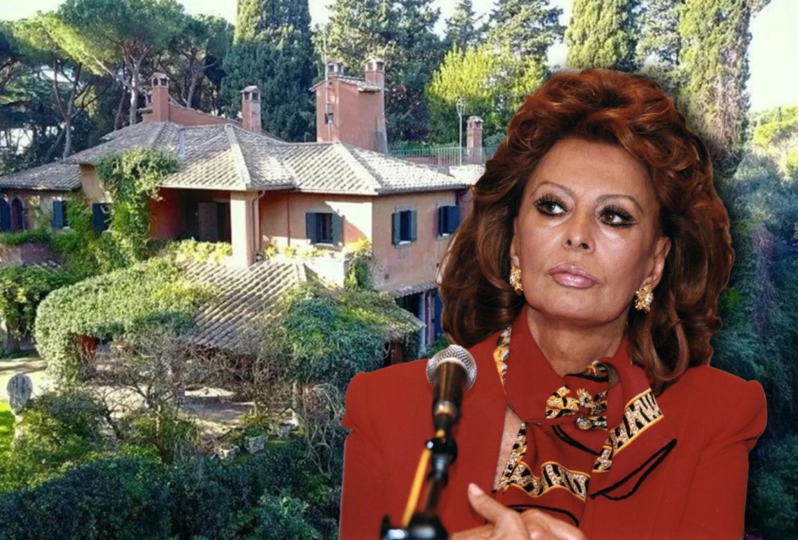 Trzecia próba sprzedaży willi Sophii Loren w Rzymie