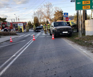 Baron miał wypadek pod Warszawą