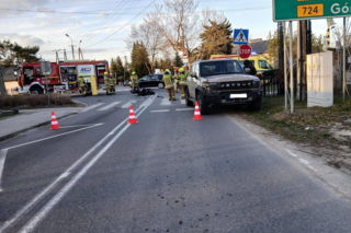 Baron miał wypadek pod Warszawą
