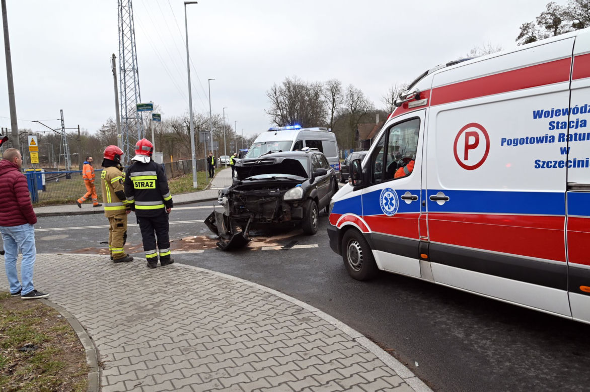 Wypadek na ul. Jagiellońskiej