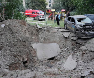 Nocny atak Putina, płoną bloki. Rośnie liczba ofiar
