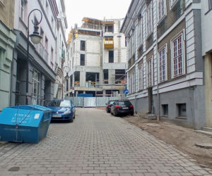 Budowa hotelu na Podzamczu