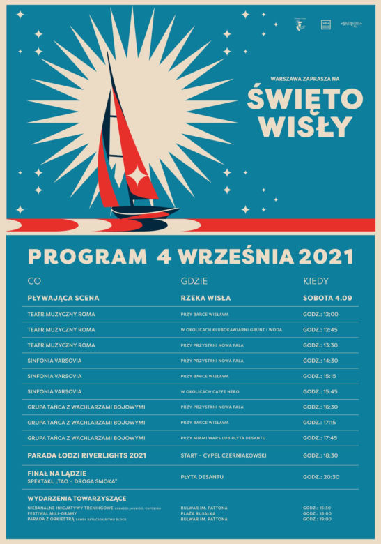 Święto Wisły. Pływająca scena, parada łodzi i mnóstwo atrakcji na wodzie