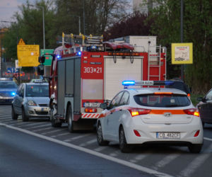 Potrącenie na pasach w Bydgoszczy! Dwie osoby poważnie ranne [ZDJĘCIA]