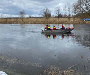 Tykocin. Poszukiwania w rzece Narew