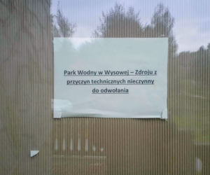 Opuszczony park wodny w Wysowej Zdrój