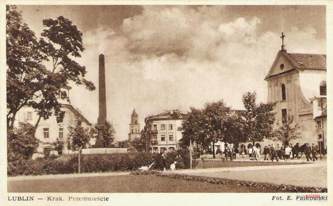 Pomnik Unii Lubelskiej w Lublinie na archiwalnych zdjęciach