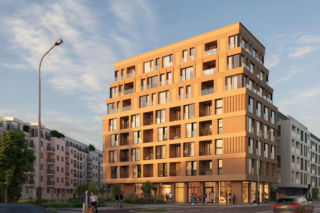 Apartamentowiec Esencja w Poznaniu blisko końca. Powstaje też park kieszonkowy