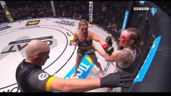 Zmasakrowana twarz polskiej zawodniczki MMA. Marta Sós zalała się krwią, złamany nos [ZDJĘCIA]