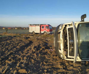 Wypadek na trasie Osówiec - Szczutki. Jedna osoba została poszkodowana! [ZDJĘCIA] 