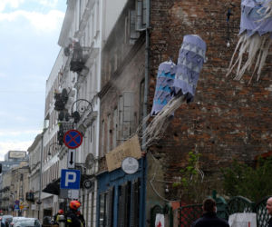 Pożar pustostanu na Ząbkowskiej