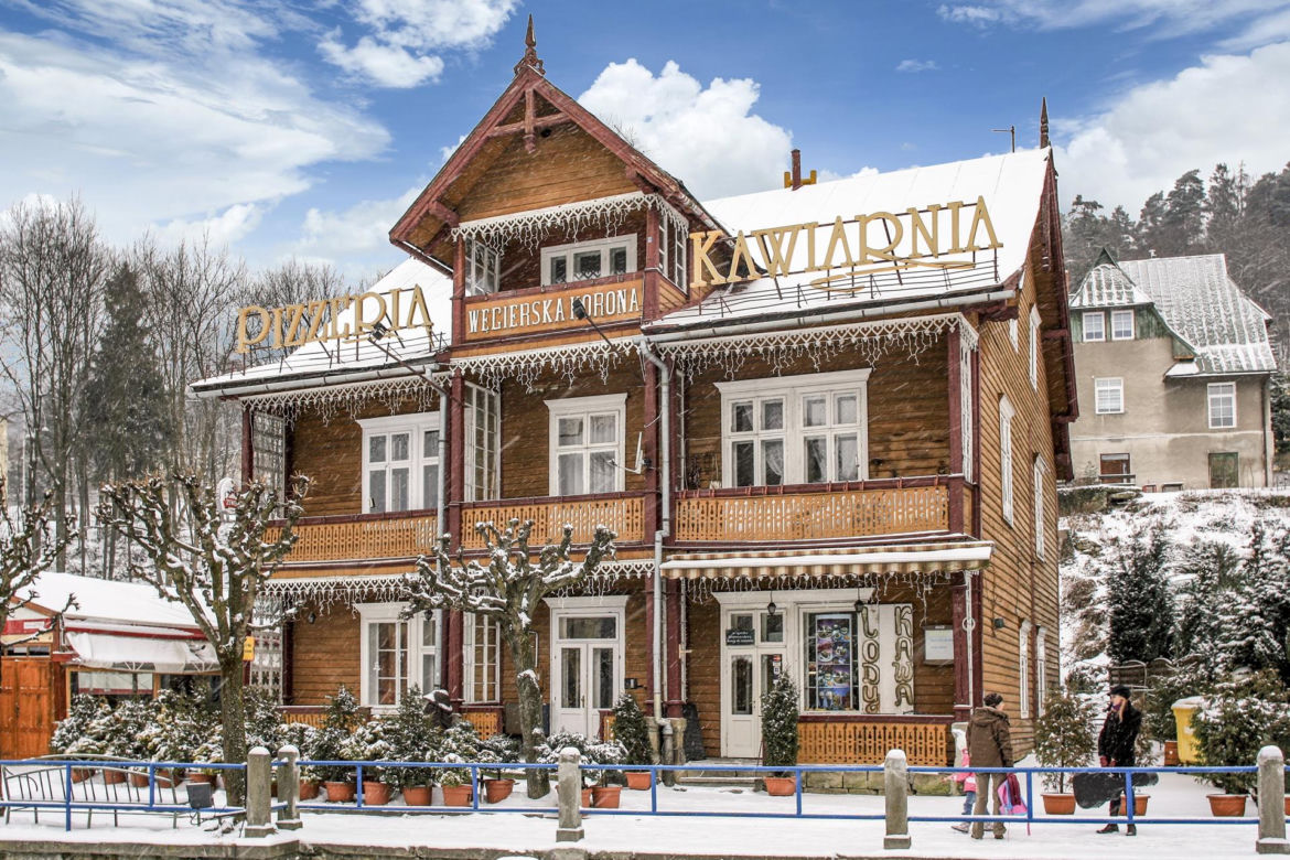 Krynica Zdrój zimą