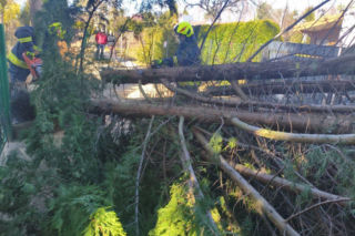 Zerwane dachy, powalone drzewa i prawie 11 tysięcy odbiorców bez prądu!