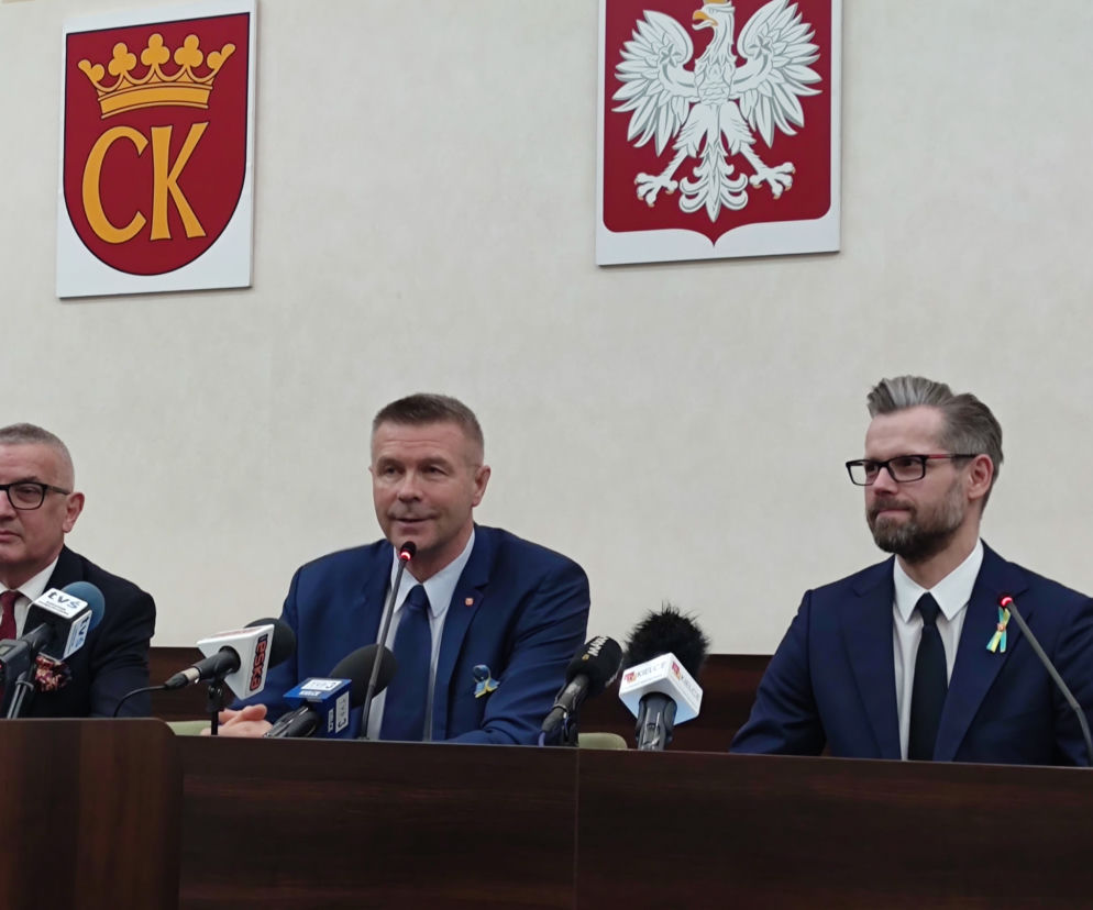 Prezydent Kielc ze współpracownikami