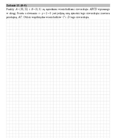 Matura 2016 matematyka poziom rozszerzony