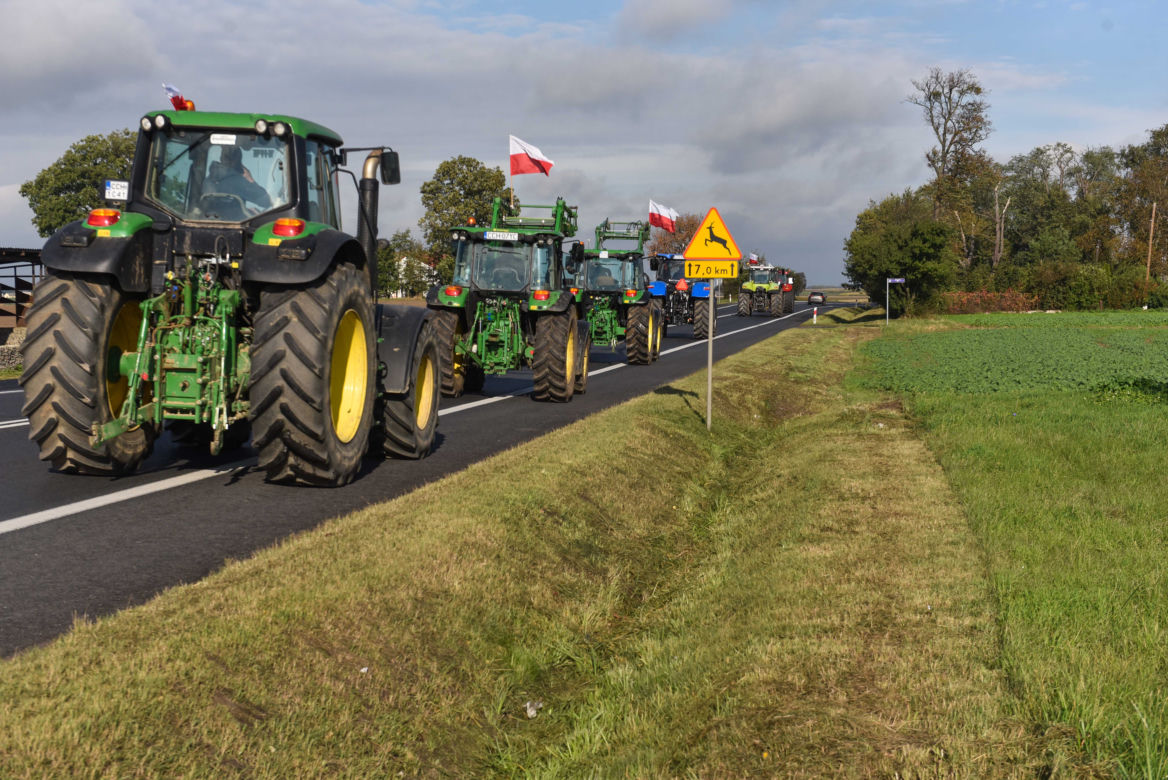 Protest rolników w Kujawsko-Pomorskiem. Tak wyglądał w regionie