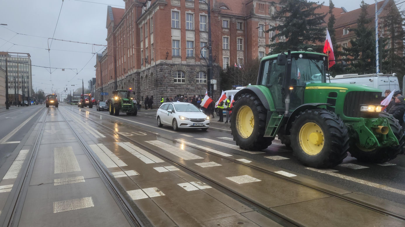 Protest rolników w Olsztynie, 20 lutego 