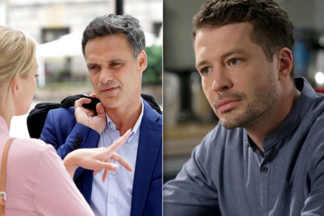 M jak miłość odcinek 1255 Asia (Barbara Kurdej-Szatan) Jacek (Jan Wieczorowski) Tomek (Andrzej Młynarczyk)
