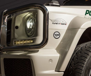 Mercedes G63 AMG Brabus - radiowóz w Dubaju