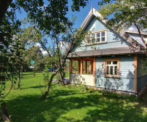 Drewniany dom na Podlasiu