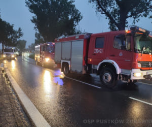 Groźny wypadek na drodze krajowej nr 8 pod Wrocławiem