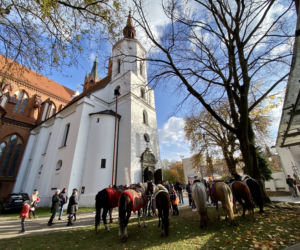 Wielka Parada Branickich w Białymstoku. Przejazd husarii