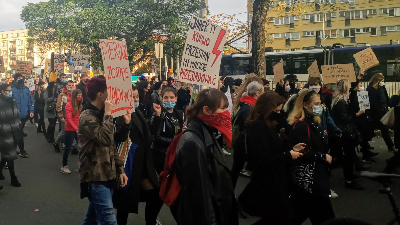 Protest kobiet w Szczecinie - 28.10.2020