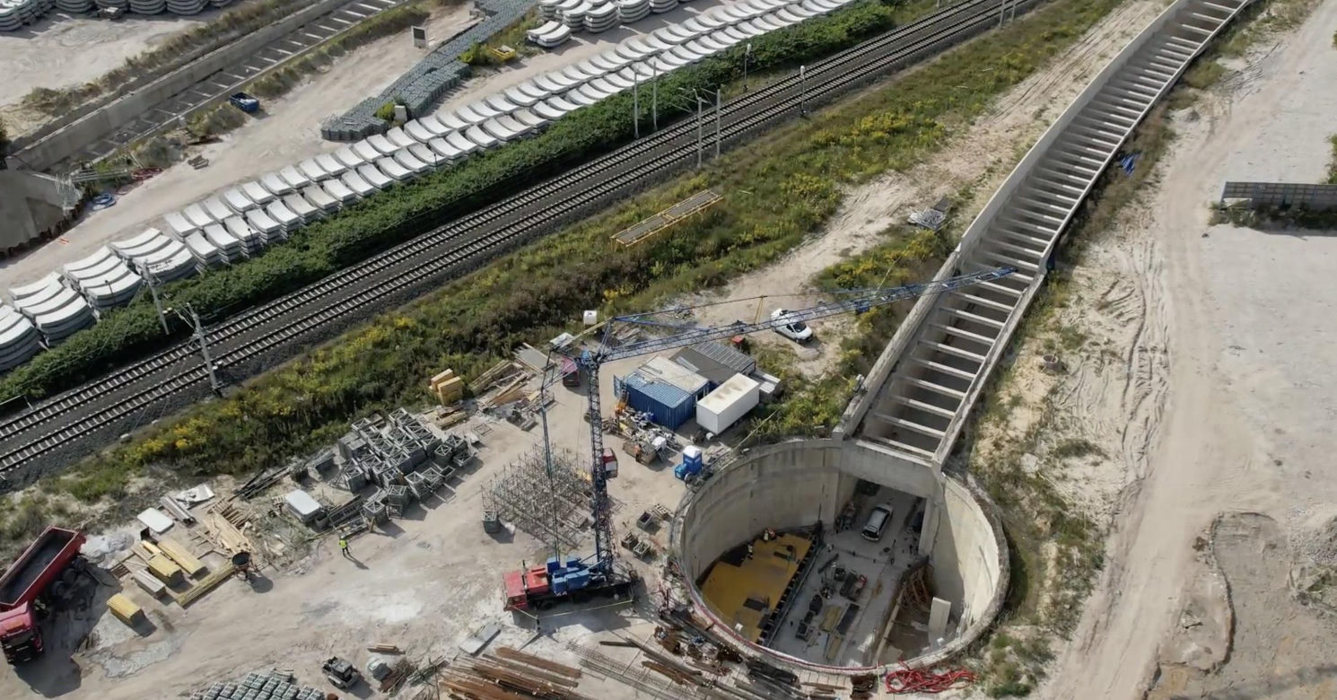 Budowa tunelu w Łodzi