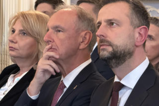 Wręczenie Krzyża Wielkiego Orderu Zasługi RP rodzicom Michaela Ollisa w Waszyngtonie, DC